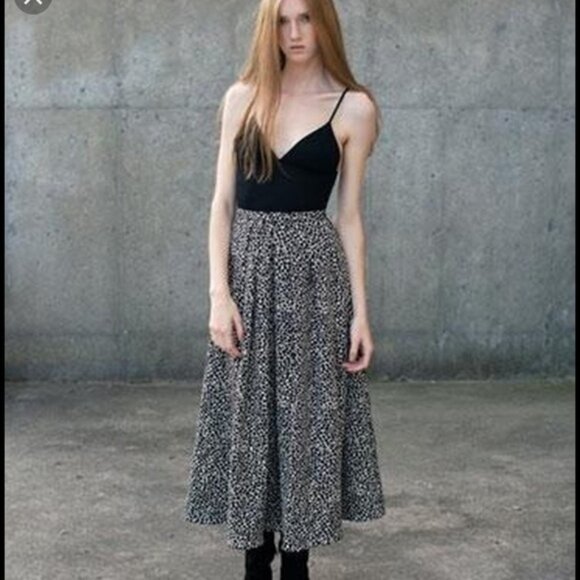 NWT Mara Hoffman Strata Flare Skirt - Picture 1 of 8